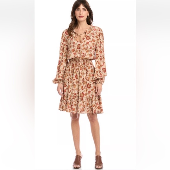 Karen Kane 100% Viscose Midi Boho Dress - Picture 3 of 13
